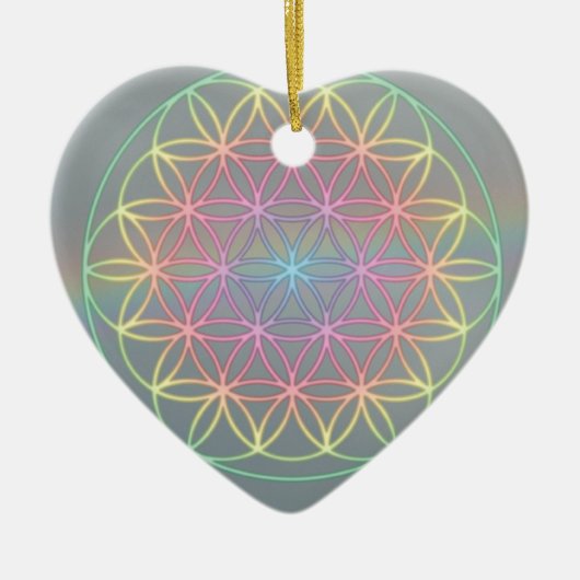 Ornament ~ Heart~Energy "Flower Of Life" (Vorne)