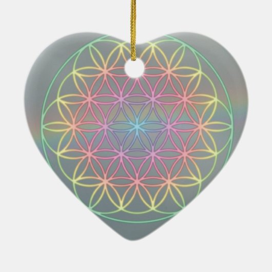 Ornament ~ Heart~Energy "Flower Of Life" (Hinten)