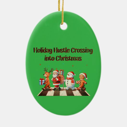 Ornament Holiday Hustle Crossing in Weihnachten (Hinten)