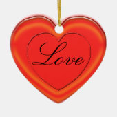 Ornament - Jelly Herz mit Namen (Vorne)