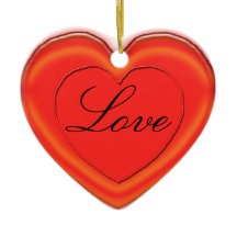 Ornament - Jelly Herz mit Namen