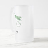 Ornament Joy Mattglas Bierglas (Vorderseite Links)