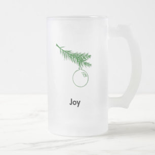 Ornament Joy Mattglas Bierglas