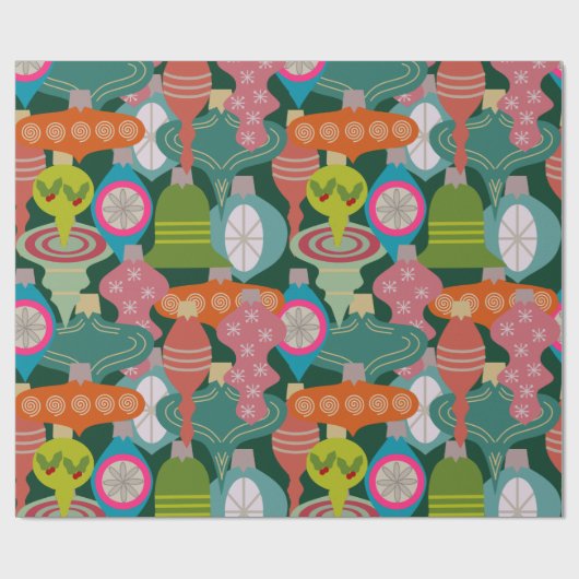 Ornament Jumble Geschenkpapier (Flach)