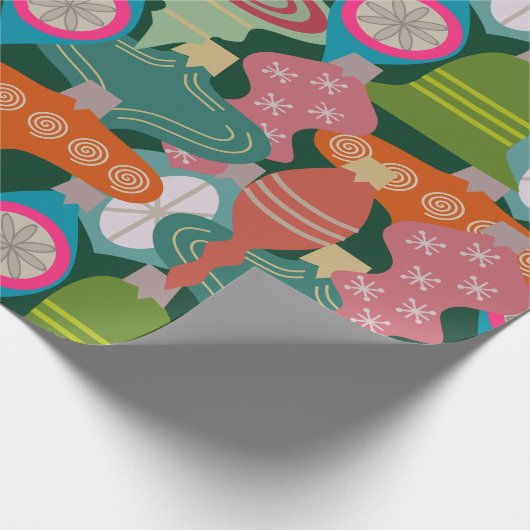 Ornament Jumble Geschenkpapier (Ecke)