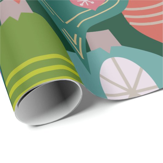 Ornament Jumble Geschenkpapier (Rolleneckpunkt)