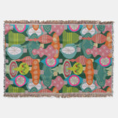 Ornament Jumble Throw Blanket Decke (Vorderseite)