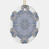 Ornament - Keramik - Digitale Schneeflocke 1 (Rechts)