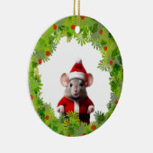 Ornament - Kranz mit der Santa Maus (Rechts)