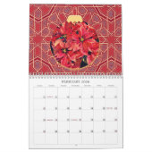 Ornament Kunst Weihnachten Jahr um Kalender (Feb 2026)