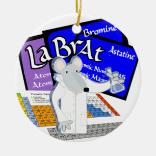 ORNAMENT - LABRADOR RAT - LABORWISSENSCHAFTLER