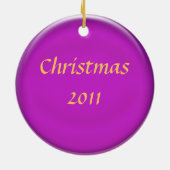 Ornament - lila Kugel (Hinten)