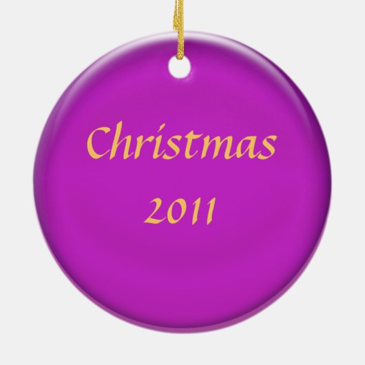 Ornament - lila Kugel (Hinten)