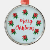 Ornament : Merry Christmas   Aus Metall (Vorne)