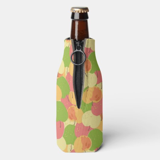 Ornament mit Äpfeln Flaschenkühler (Flasche Rückseite)
