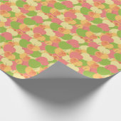 Ornament mit Äpfeln Geschenkpapier (Ecke)