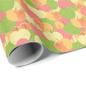 Ornament mit Äpfeln Geschenkpapier (Rolleneckpunkt)
