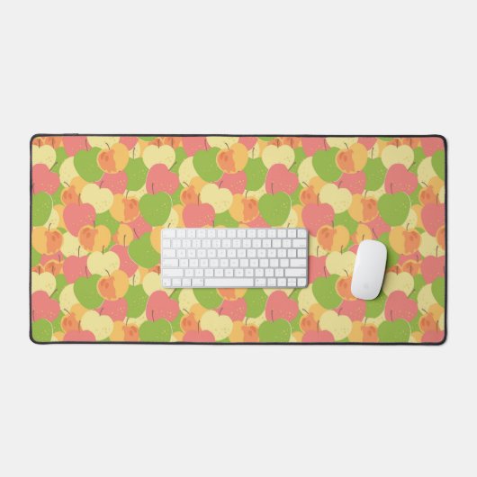 Ornament mit Äpfeln Schreibtischunterlage (Tastatur & Maus)