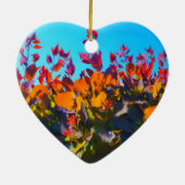 Ornament mit Bild von Herbstlauben (Hinten)