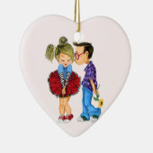Ornament mit Couple Liebe (Rechts)
