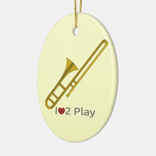 Ornament mit Darstellung einer Posaune (Links)