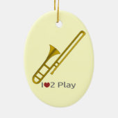 Ornament mit Darstellung einer Posaune (Hinten)