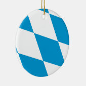 Ornament mit der Flagge Bayerns, Deutschland (Rechts)