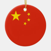 Ornament mit der Flagge der China (Vorne)