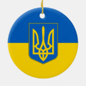Ornament mit der Flagge der Ukraine (Hinten)