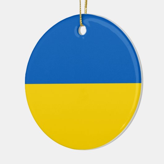 Ornament mit der Flagge der Ukraine (Links)