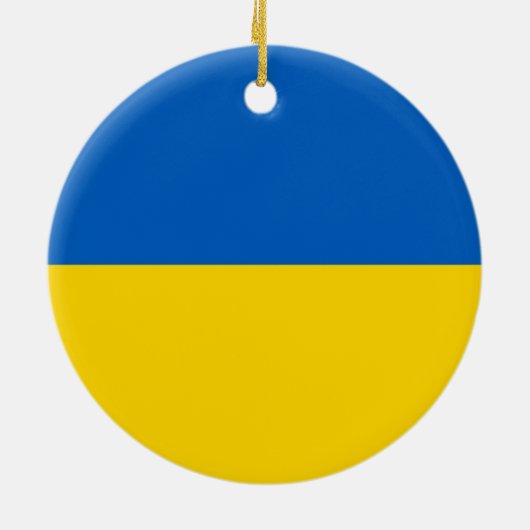 Ornament mit der Flagge der Ukraine (Hinten)