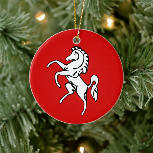 Ornament mit der Flagge von Kent Landkreis, Englan (Baum)