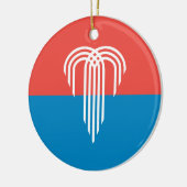 Ornament mit Fahne von Kansas City, Missouri (Links)