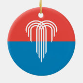 Ornament mit Fahne von Kansas City, Missouri (Hinten)