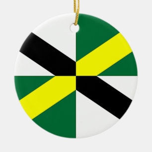 Ornament mit Fahne von Monterey, Kalifornien, USA