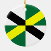 Ornament mit Fahne von Monterey, Kalifornien, USA (Hinten)