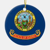 Ornament mit Flagge von Idaho (Vorne)
