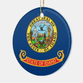 Ornament mit Flagge von Idaho (Links)