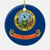 Ornament mit Flagge von Idaho (Hinten)