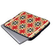 Ornament mit geometrischem Farbmuster, Silk Ne Laptopschutzhülle (Vorne Knopf)
