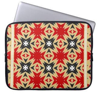Ornament mit geometrischem Farbmuster, Silk Ne Laptopschutzhülle