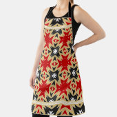 Ornament mit geometrischem Farbmuster, Silk Ne Schürze (InSitu)