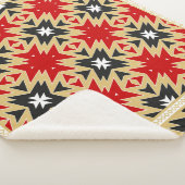 Ornament mit geometrischem Farbmuster, Silk Ne Sherpadecke (3/4)