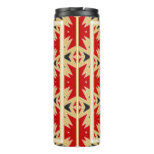 Ornament mit geometrischem Farbmuster, Silk Ne Thermosbecher (Rückseite)