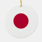 Ornament mit japanischer Flagge (Vorne)