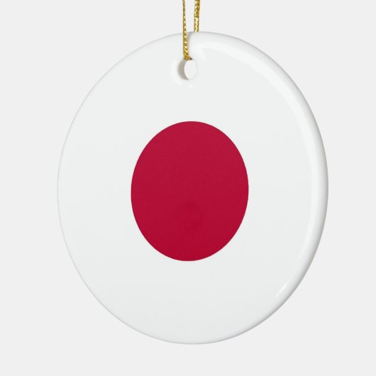 Ornament mit japanischer Flagge (Links)