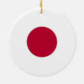 Ornament mit japanischer Flagge (Hinten)