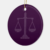 Ornament mit Maßstäben der Gerechtigkeit (Links)