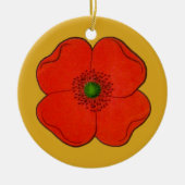 Ornament mit Mohn-Blume (Vorne)
