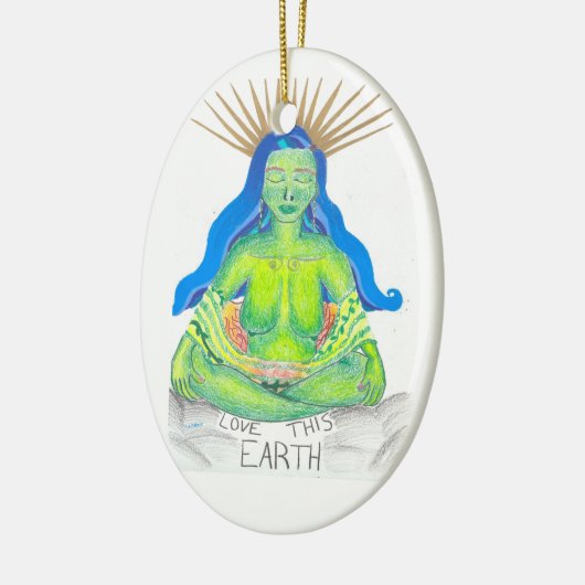 Ornament mit Mutter Erde. (Links)